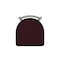 Holland Bar Stool Co 18" Low Back Swivel Vanity Stool, Nickel Finish, Canter Bordeaux Seat 41118AN005 - alternate 5